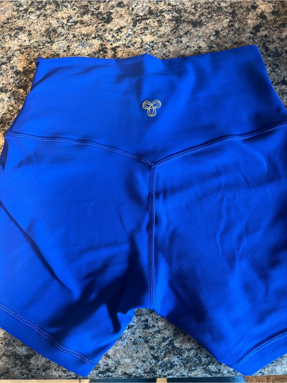 Aritzia Royal Blue High-Waist Athletic Shorts